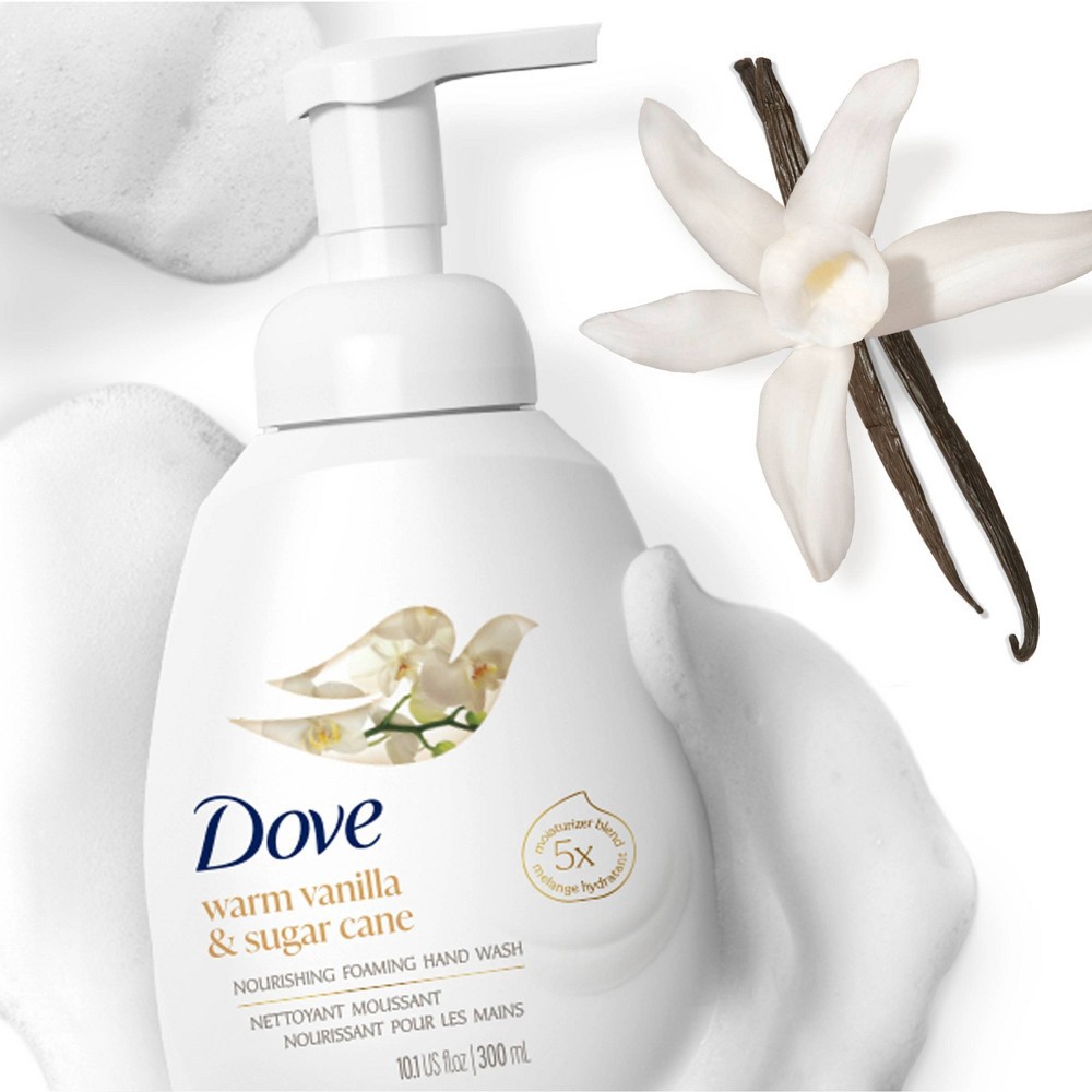 slide 3 of 6, Dove Nourishing Foaming Hand Wash Warm Vanilla and Sugar Cane, 10.1 oz