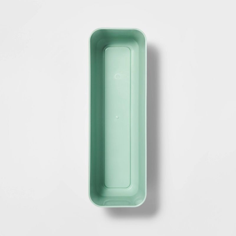 slide 3 of 4, 3pk Long Storage Trays Daydream Green - Brightroom™, 3 ct