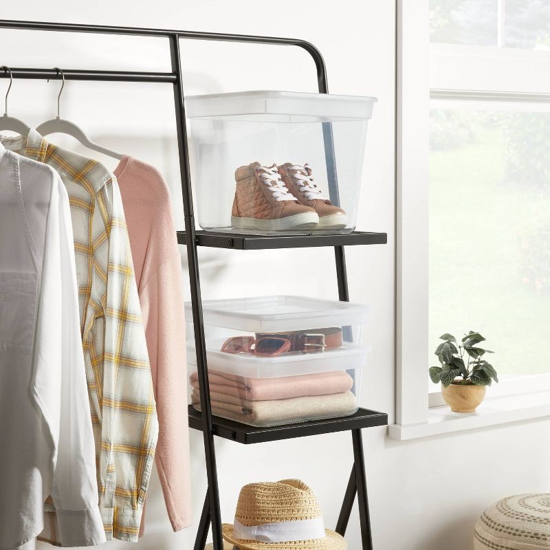 Large Modular Storage Box Clear Brightroom Stackable BPA Free large-modular-storage-box-clear-brightroom-stackable-bpa-free