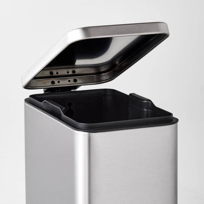 10L Stainless Slim Step Trash Can - Brightroom™