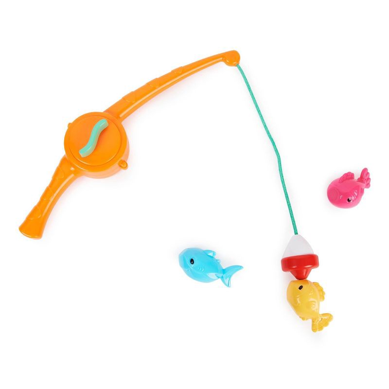 slide 4 of 5, Friendly Fishing Set Pool Toy 4 pc - Sun Squad™: Water & Beach Set for Toddlers, 4 ct