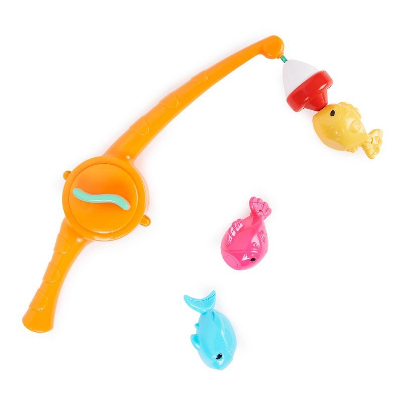 slide 1 of 5, Friendly Fishing Set Pool Toy 4 pc - Sun Squad™: Water & Beach Set for Toddlers, 4 ct