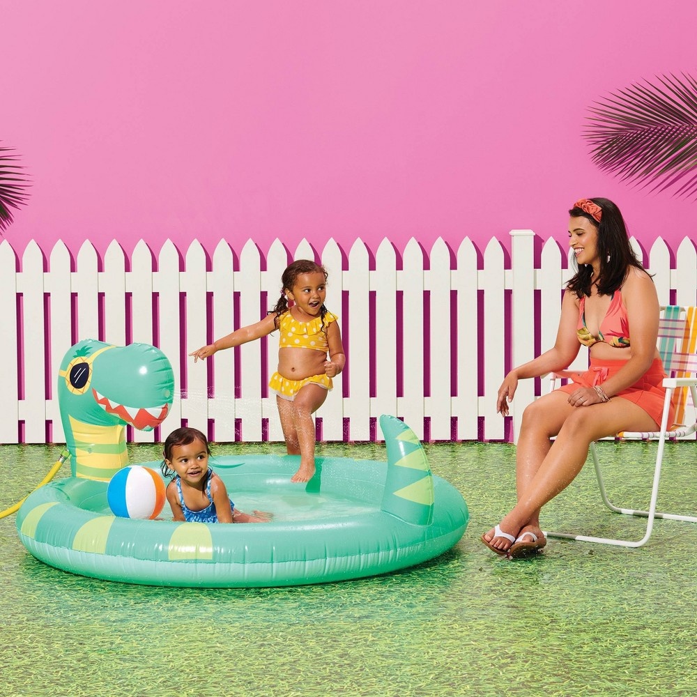 slide 2 of 4, Dino Spray Pool - Sun Squad, 1 ct