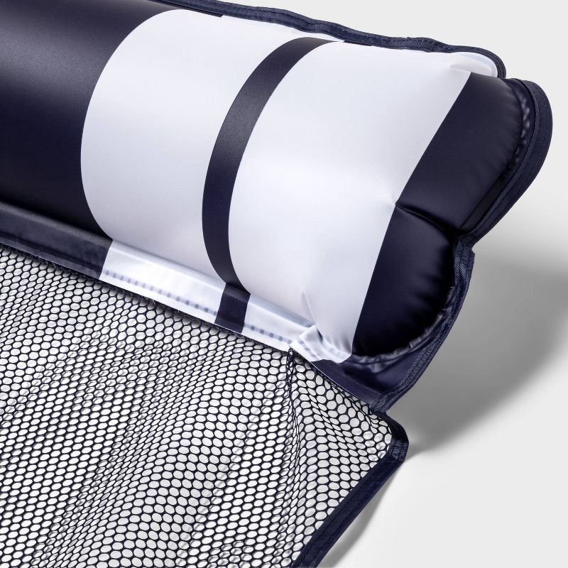 slide 3 of 4, Hammock Pool Float Navy Blue - Sun Squad™, 1 ct