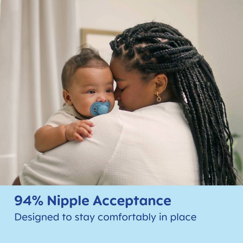 slide 7 of 8, MAM Matte Original 6 Months+ - Unisex 2pk, 2 ct