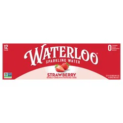 Waterloo Strawberry Sparkling Water - 12 fl oz