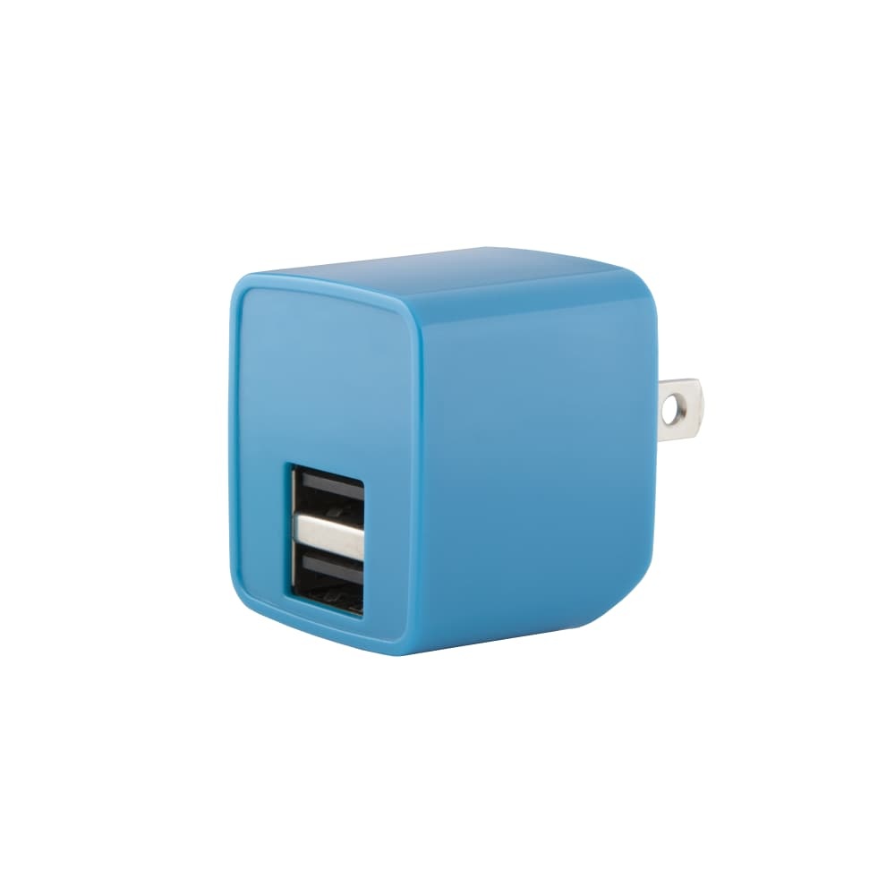 slide 1 of 1, Cellcandy 2.4 Amp Double Wall Charger - Blue, 1 ct