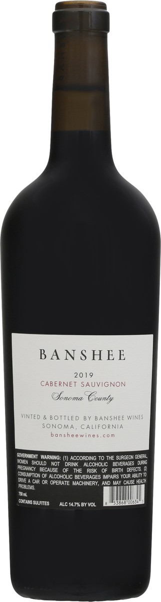 slide 8 of 9, Banshee Wines Banshee Cabernet Sauvig Paso Robles, 750 ml