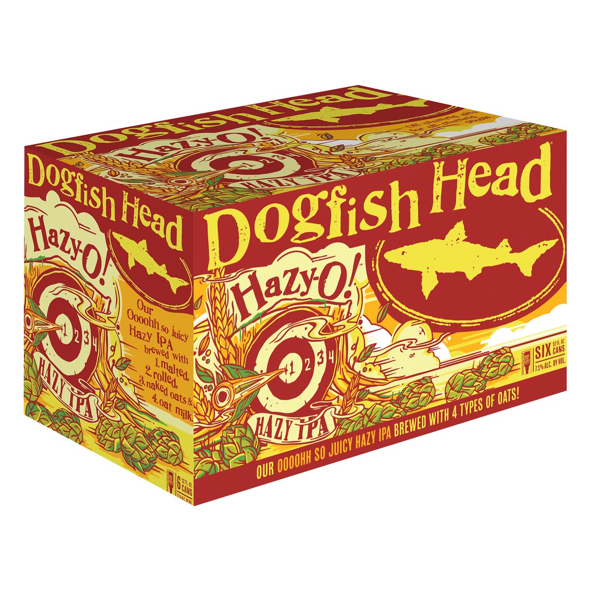 slide 2 of 8, Dogfish Head Hazy-o, 6 ct; 12 fl oz