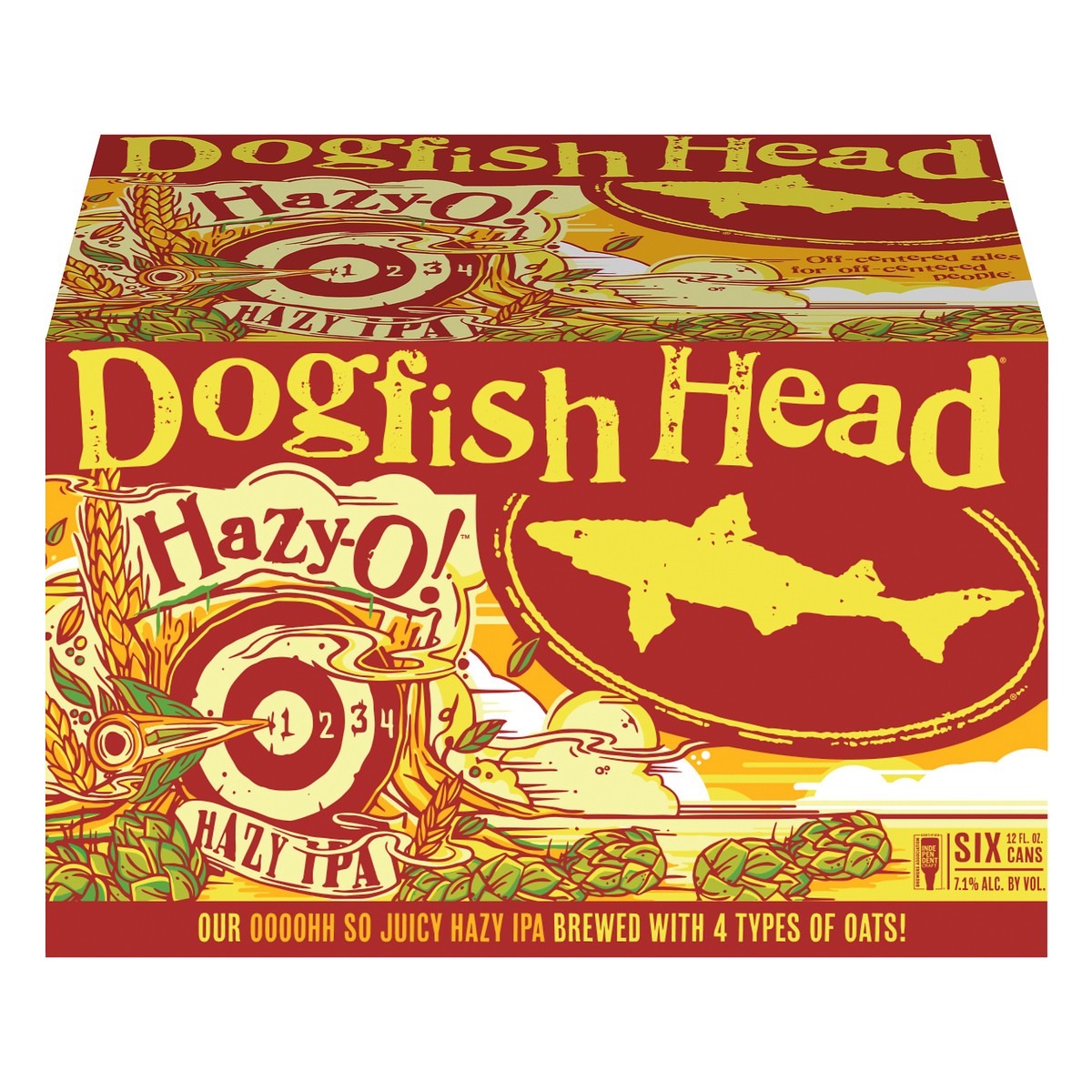 slide 1 of 8, Dogfish Head Hazy-o, 6 ct; 12 fl oz