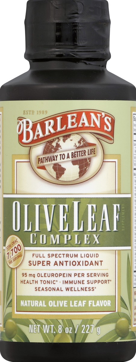 slide 1 of 3, Barlean's Natural Olive Leaf Complex, 1 ct