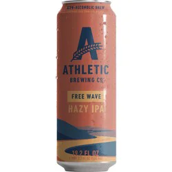 Athletic Brewing Co Wit's Peak Belgian Style White Non-Alcoholic 12oz 6 Pack Cans