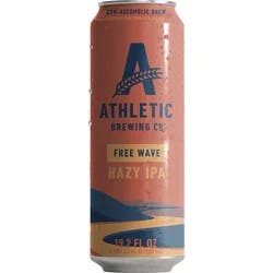 Athletic Brewing Co Wit's Peak Belgian Style White Non-Alcoholic 12oz 6 Pack Cans