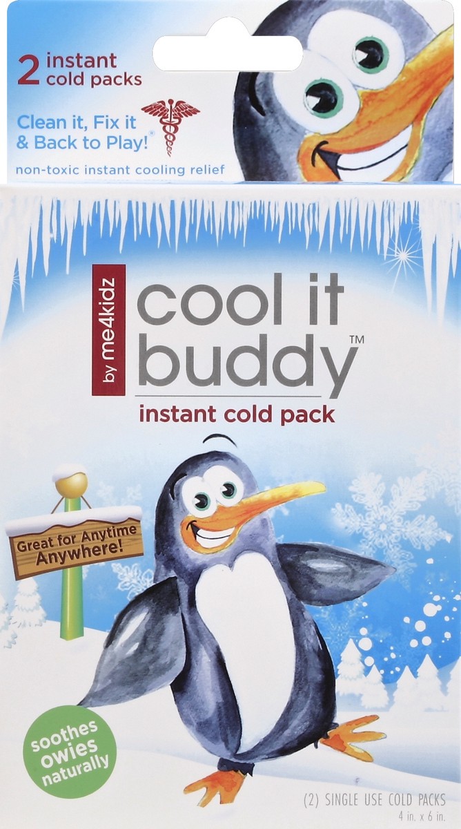 slide 1 of 5, me4kidz Instant Cold Pack 2 ea, 2 ct
