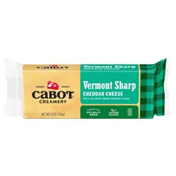 12/8Oz Vermont Sharp Yellow Cheddar Bar