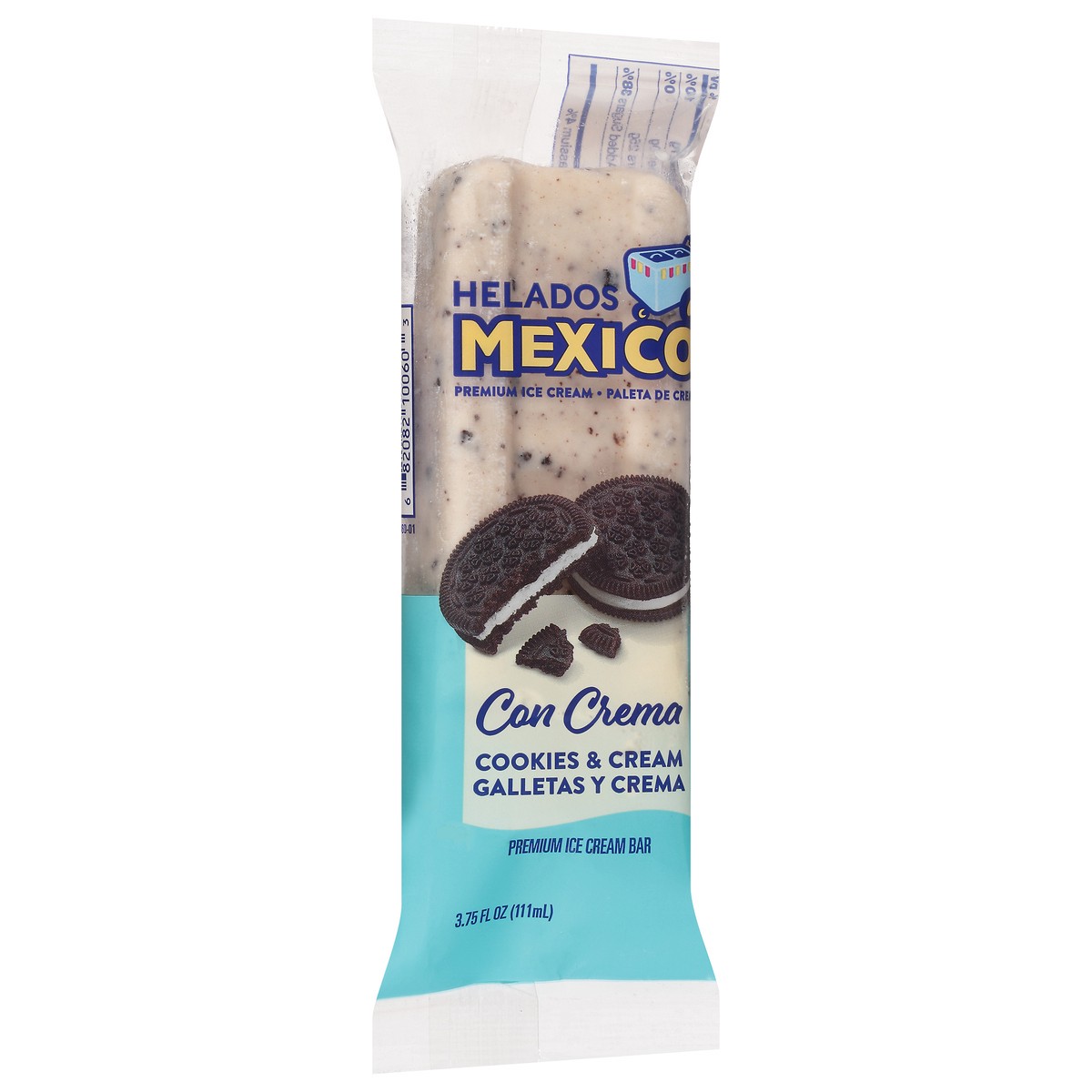 slide 4 of 9, Helados Mexico Premium Cookies & Cream Ice Cream Bar 3.75 fl oz, 3.75 fl oz