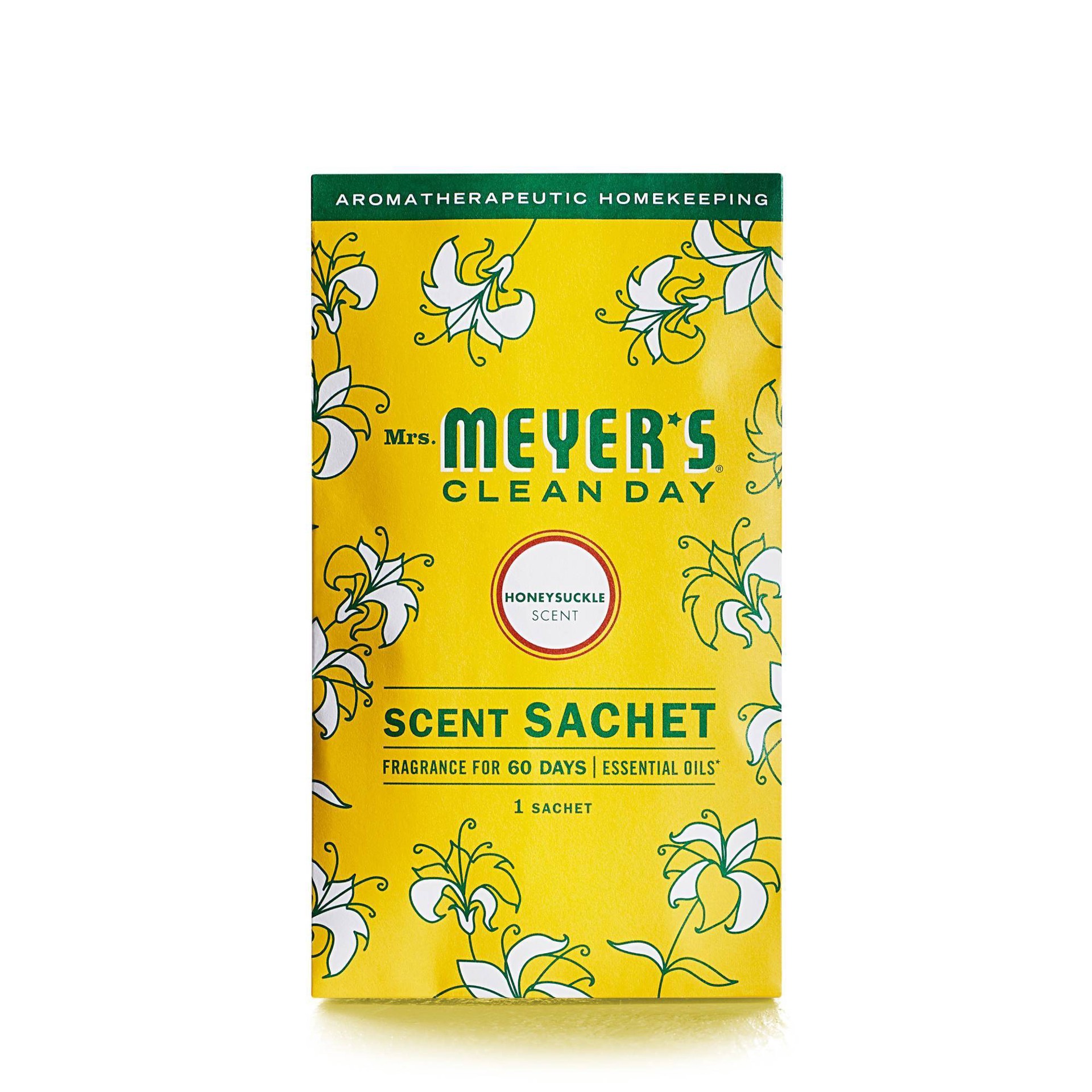 slide 1 of 9, Mrs. Meyer's Clean Day Sachet - Honeysuckle Scent - 0.35oz, 0.35 oz