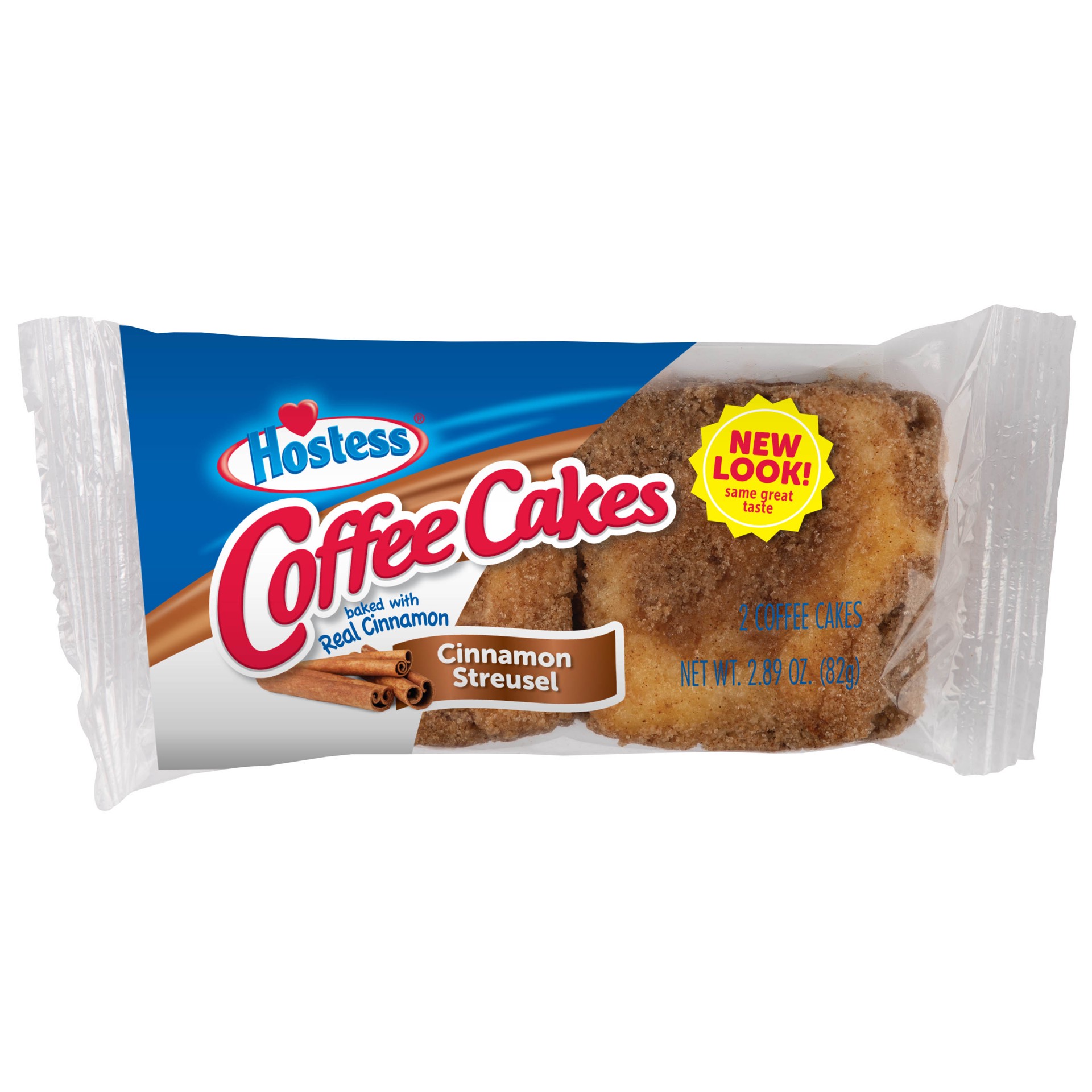 slide 1 of 5, HOSTESS Coffee Cakes Single Serve, 2 Count, 2.89 oz, 2.89 oz