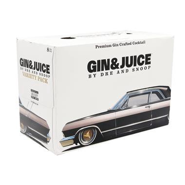 slide 1 of 1, Gin & Juice Cocktail Variety Pack 8 ea, 8 ct; 12 fl oz