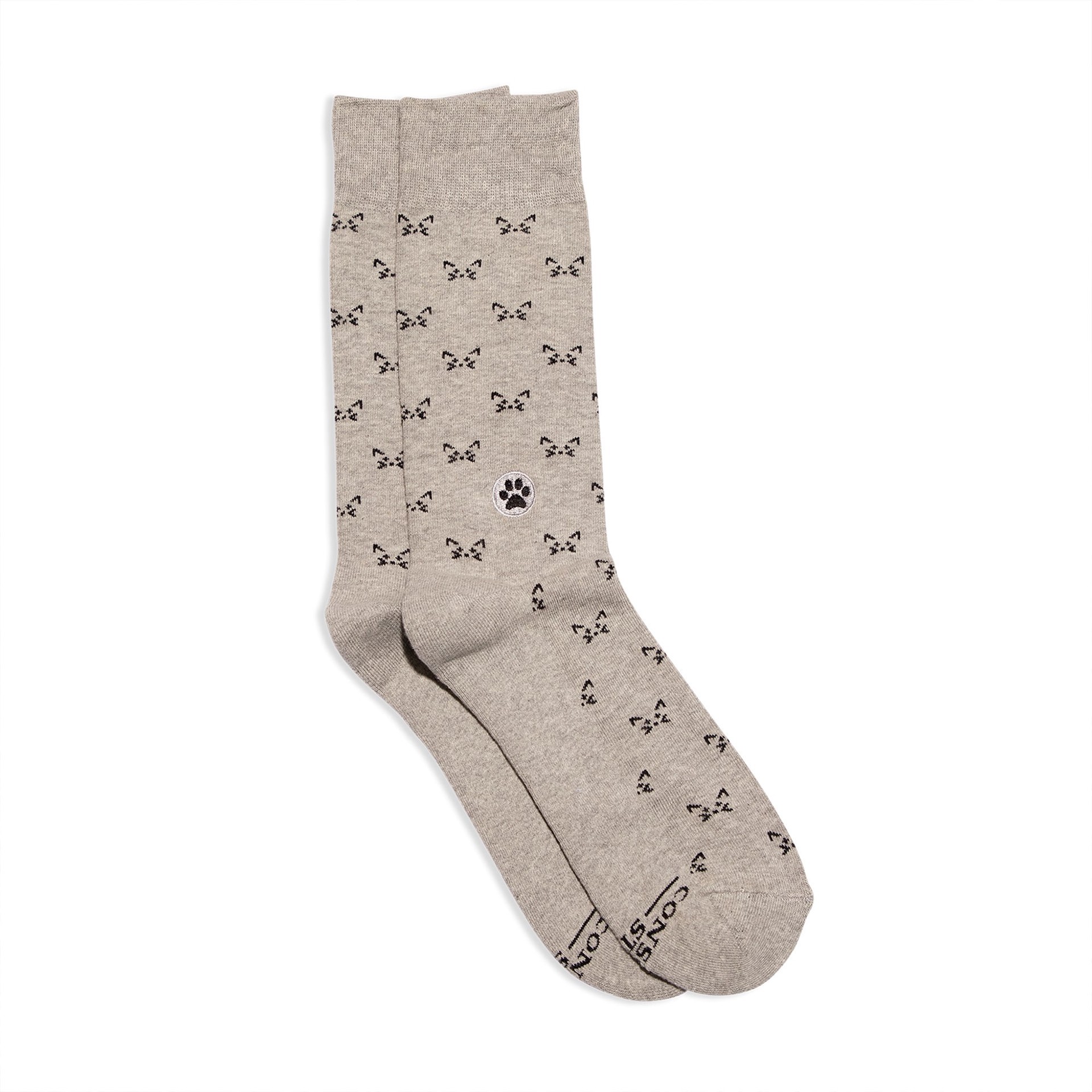 slide 1 of 1, C.S. Socks-Save Cats-M, 1 ct