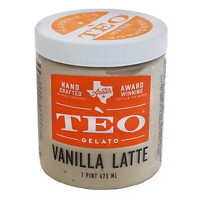 slide 1 of 1, Téo Gelato Teo Vanilla Latte Gelato, 1 pint