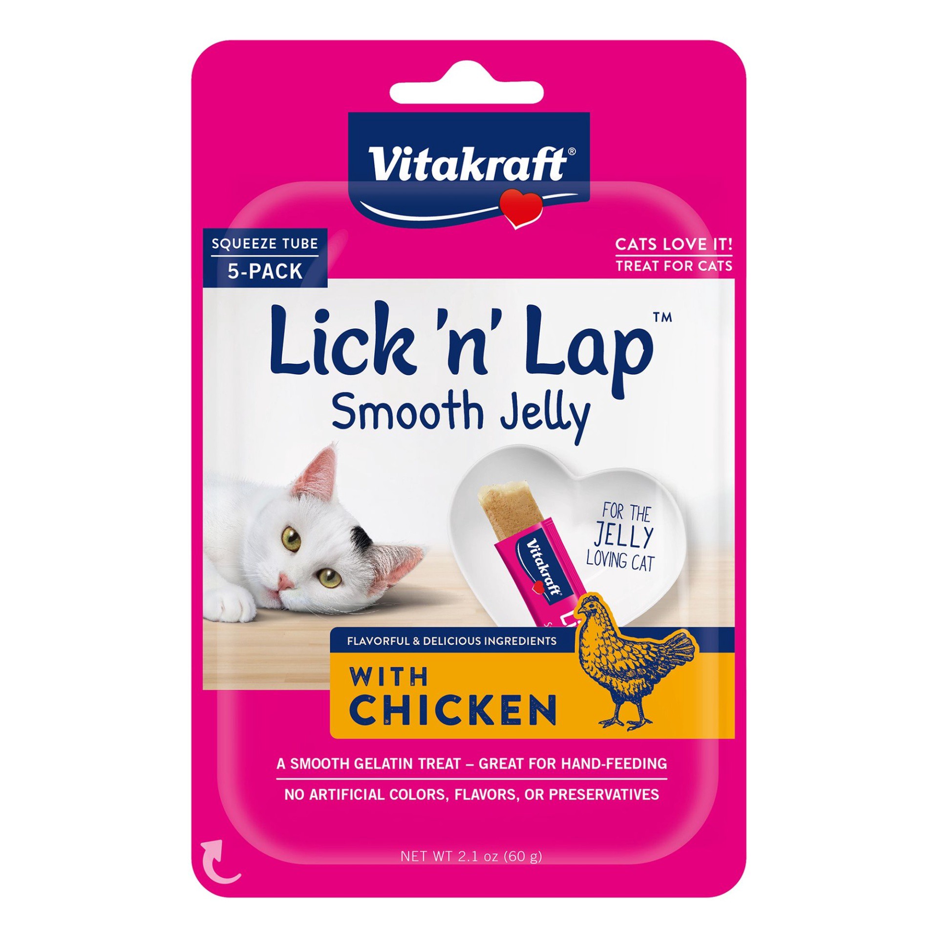 slide 1 of 1, Vitakraft Lick 'n' Lap Smooth Jelly Cat Treats - 2.1 oz, 2.1 oz