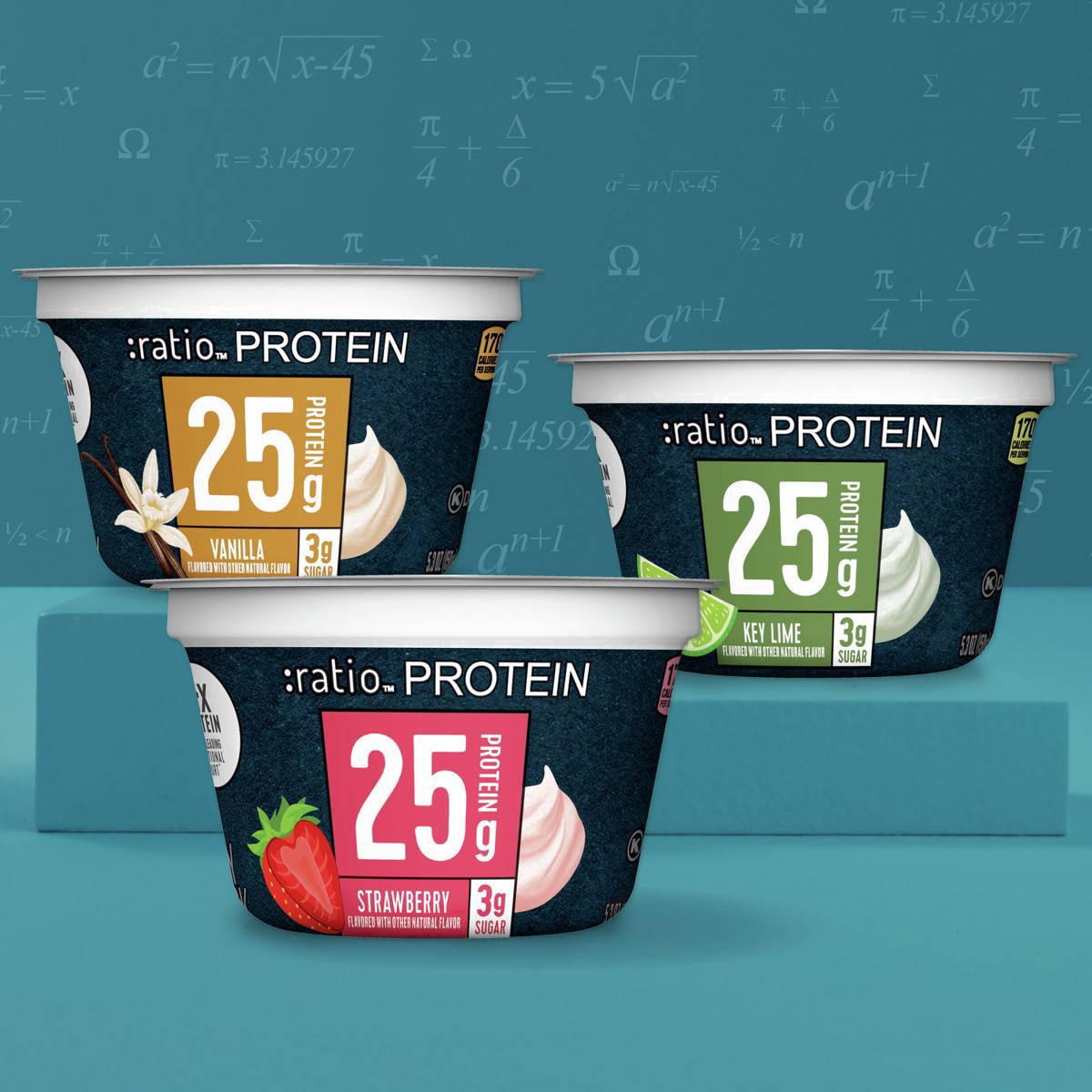 slide 47 of 62, :ratio Yogurt Protein Cultured Dairy Snack, Vanilla, 25g Protein, 5.3 OZ, 5.3 oz