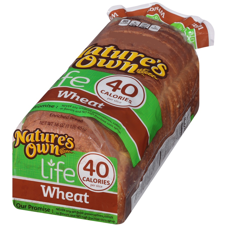 slide 8 of 8, Nature's Own Natures Own Nature's Own Life Wheat Bread - 16oz, 16 oz