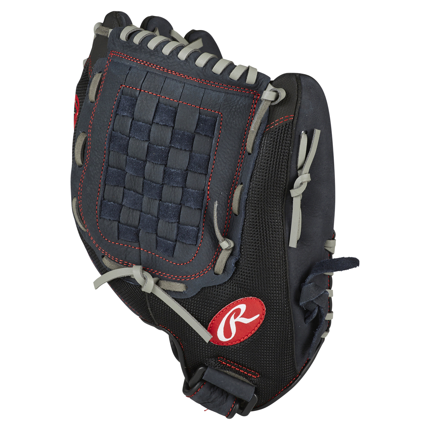 slide 2 of 5, Rawlings Renegade Softball Pattern Glove, RHT, Charcoal, 14'', 14 in