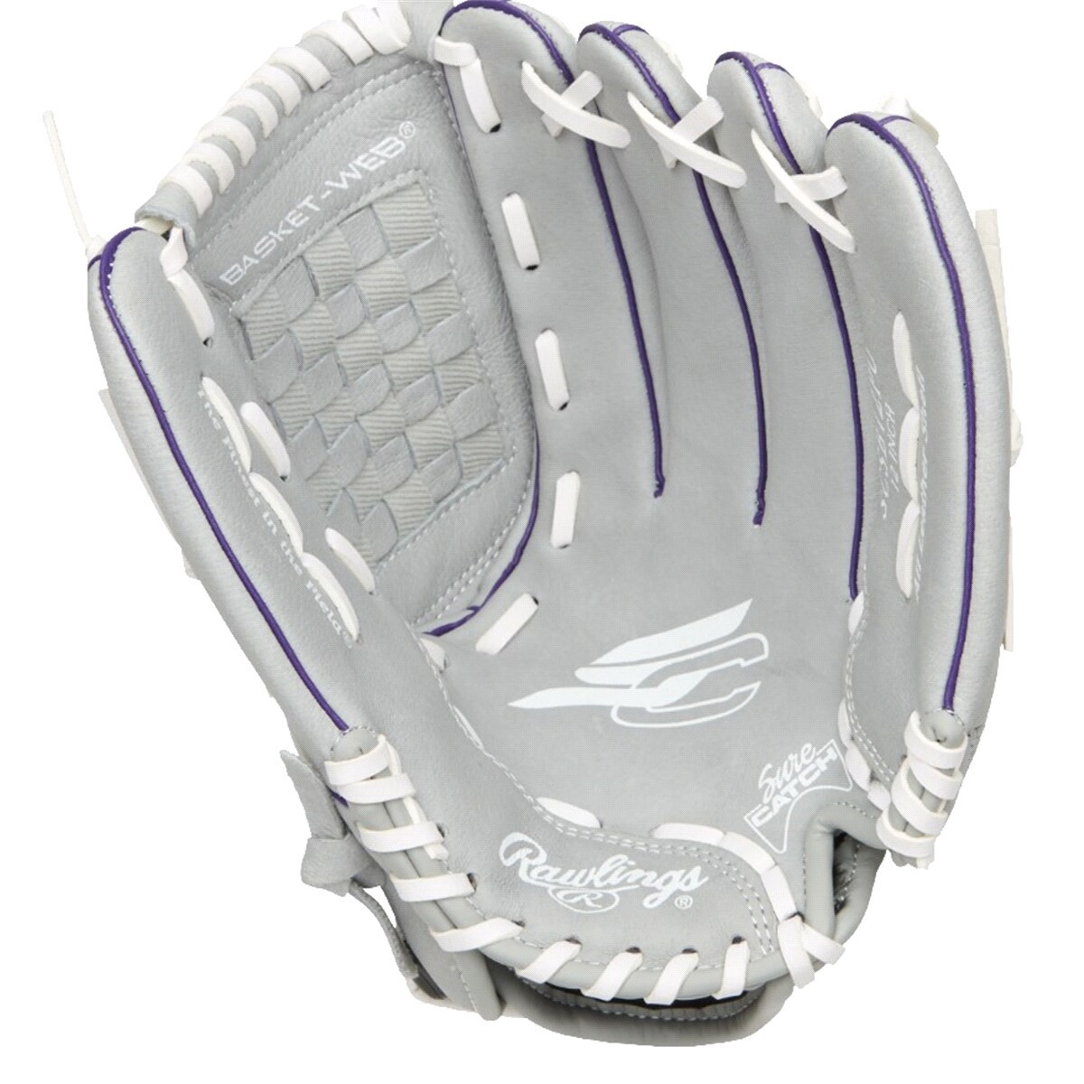 slide 1 of 2, RAWLINGS Sure Catch Youth Softball Glove, 12 inch, Right Hand Throw, 1 set