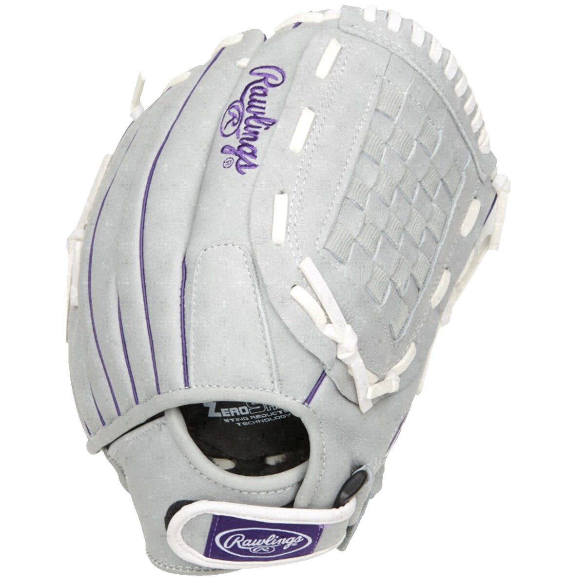 slide 2 of 2, RAWLINGS Sure Catch Youth Softball Glove, 12.5 inch, Right Hand Throw, 12.5 in