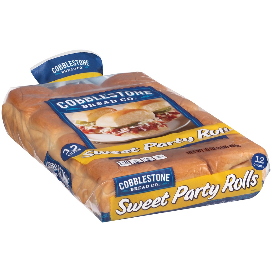 slide 2 of 8, Cobblestone Bread Co. Sweet Party Rolls, 16 ct