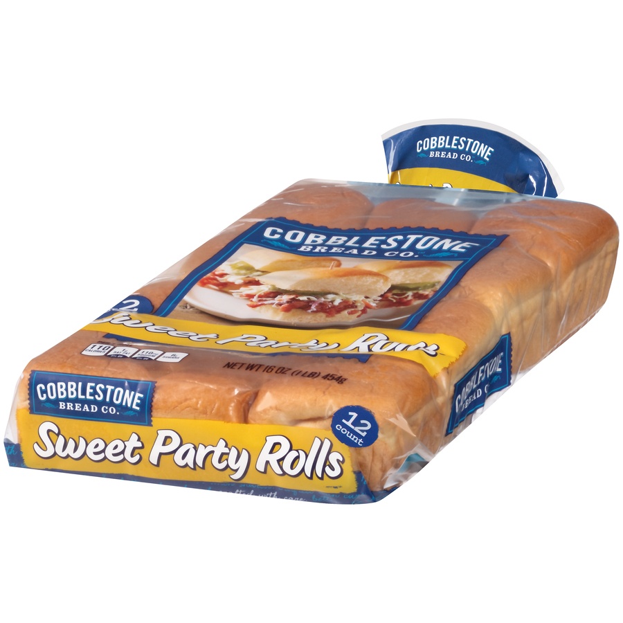 slide 3 of 8, Cobblestone Bread Co. Sweet Party Rolls, 16 ct