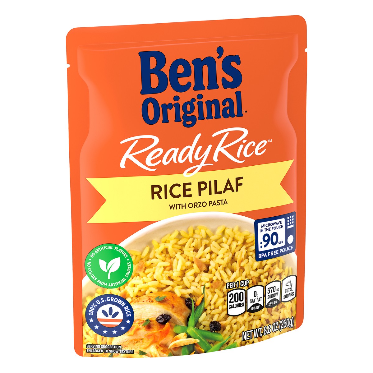 slide 2 of 13, Ben's Original Rice Pilaf with Orzo Pasta, 8.8 oz