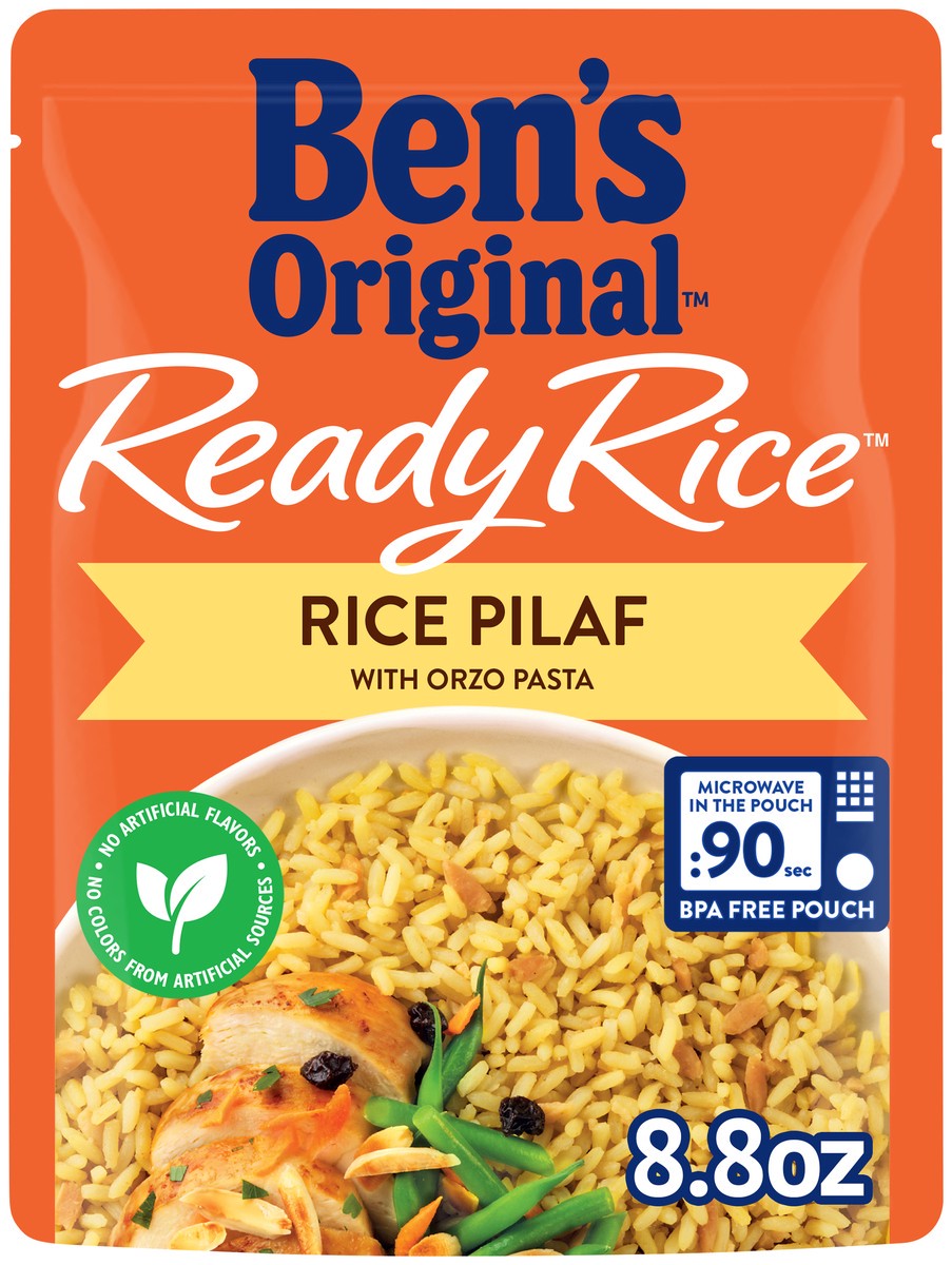 slide 3 of 13, Ben's Original Rice Pilaf with Orzo Pasta, 8.8 oz
