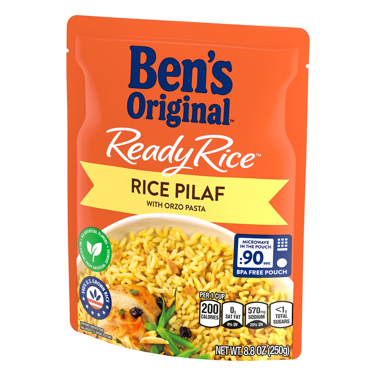 slide 7 of 13, Ben's Original Rice Pilaf with Orzo Pasta, 8.8 oz