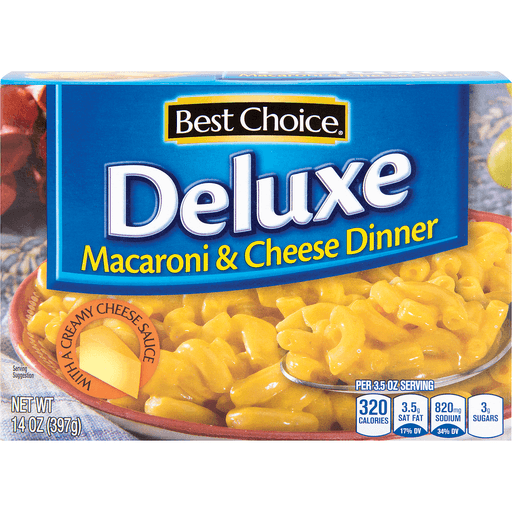 slide 1 of 1, Best Choice Deluxe Macaroni & Cheese Dinner, 14 oz