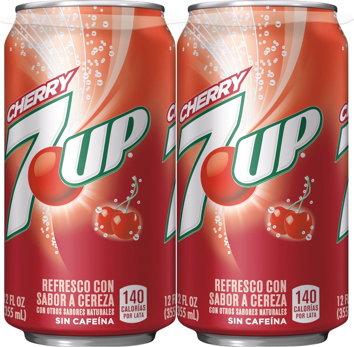 slide 5 of 7, 7UP Cherry Flavored Soda- 6 ct, 6 ct