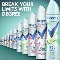 slide 4 of 16, Degree Advanced Antiperspirant Deodorant Cucumber Burst, 3.8 oz