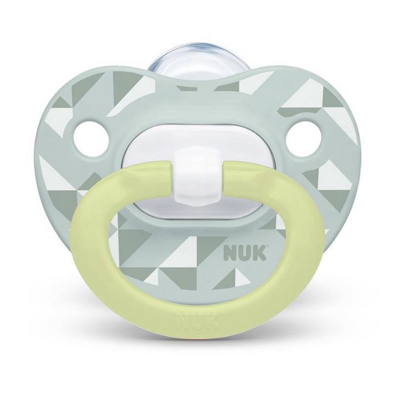 slide 3 of 4, NUK Classic Pacifiers 18 Months + Value Pack - Neutral, 1 ct