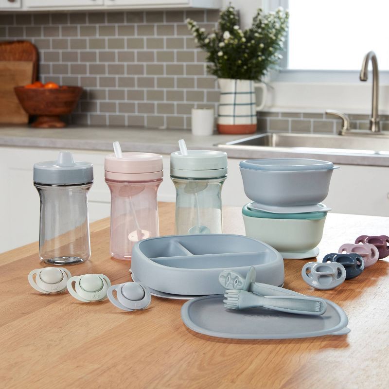 slide 2 of 5, NUK for Nature Suction Plate and Lid, 1 ct