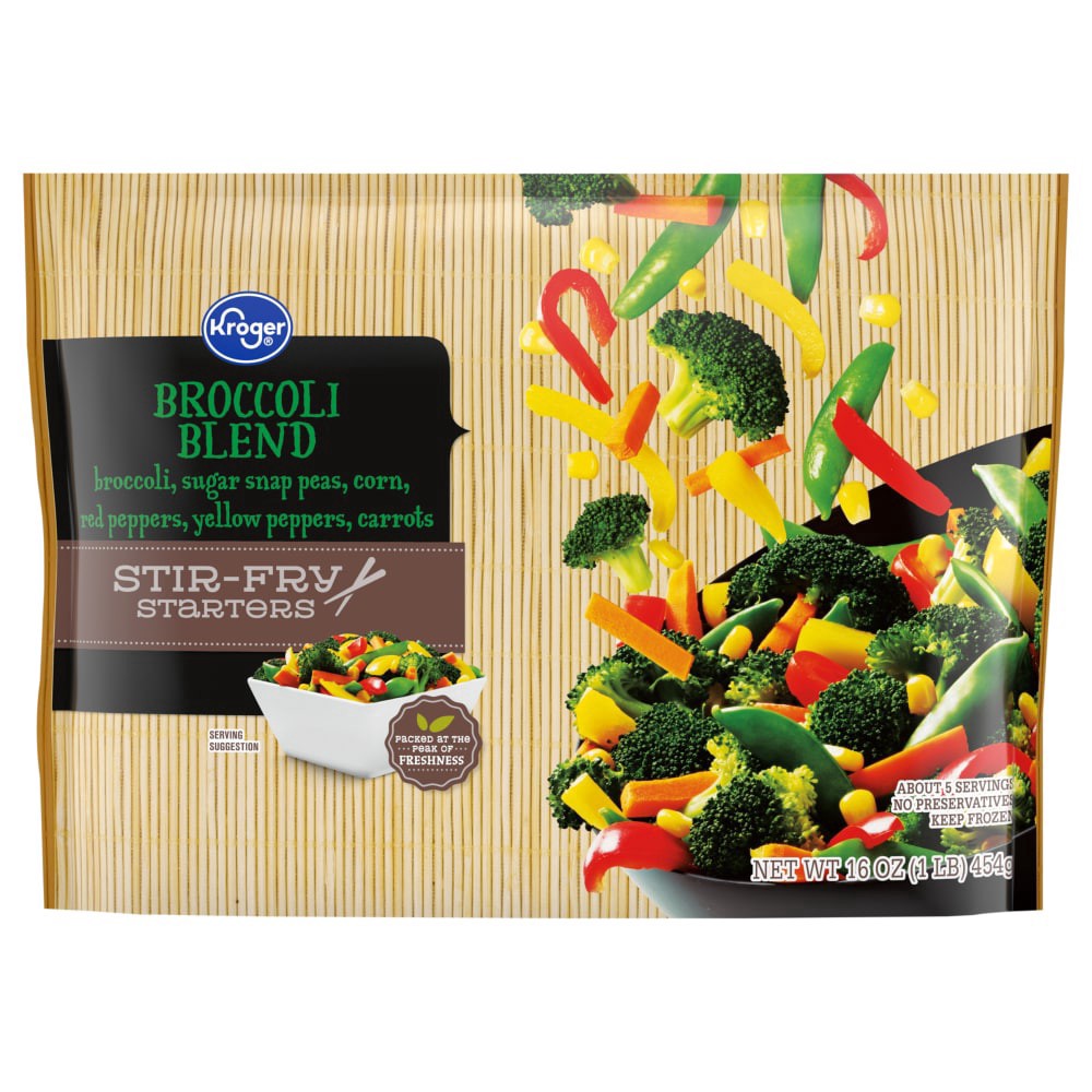 slide 1 of 1, Kroger® Stir-Fry Starters Broccoli Blend, 16 oz