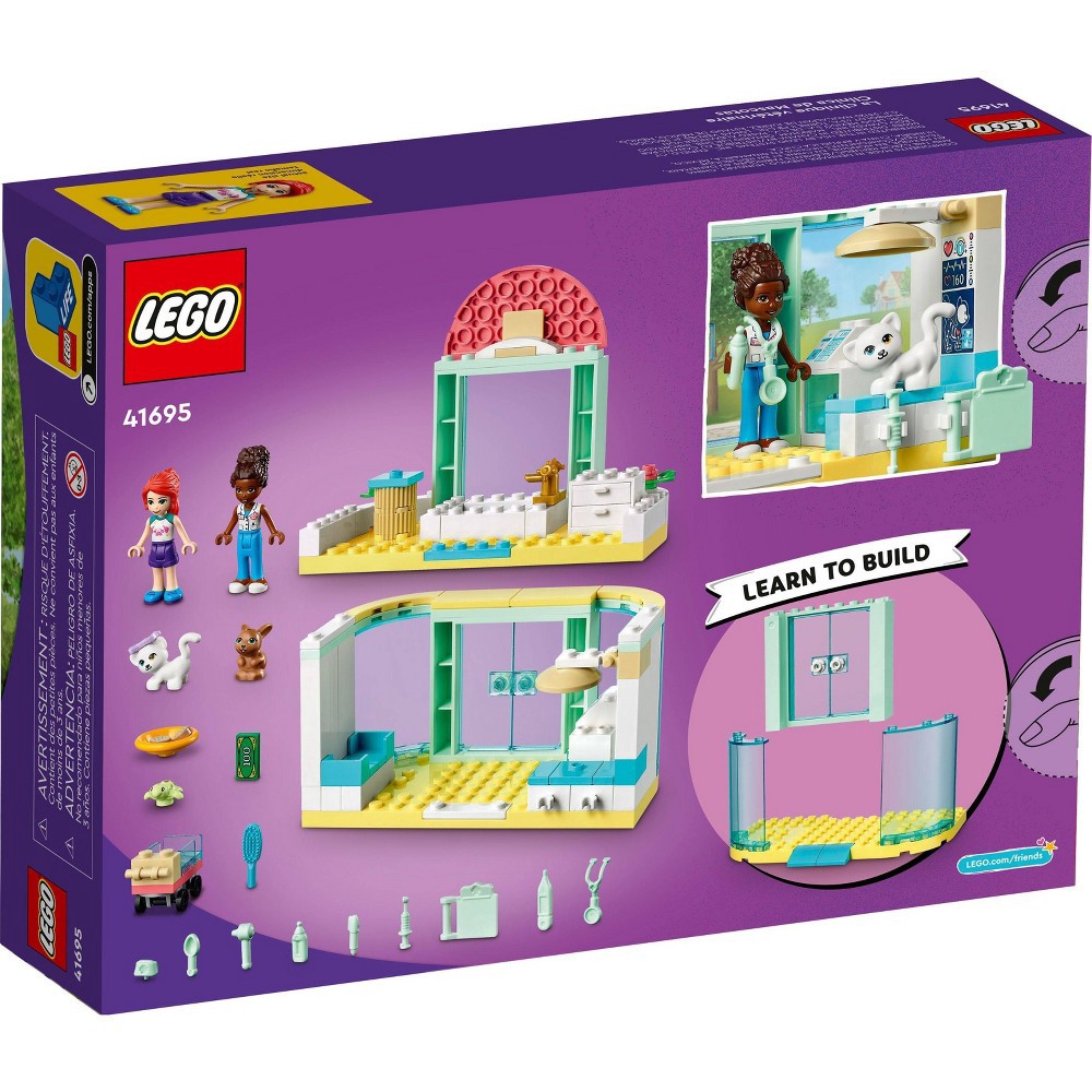 slide 3 of 6, LEGO Friends Pet Clinic 41695 Building Set, 1 ct