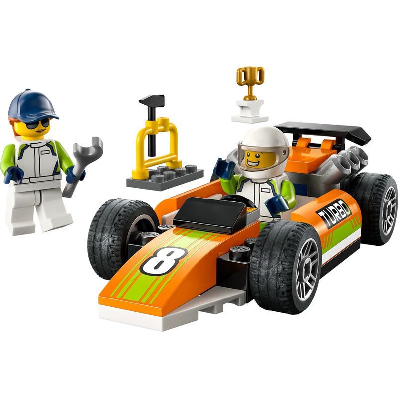 slide 5 of 6, LEGO City Great Vehicles Race Car Toy Building Set 60322, 1 ct