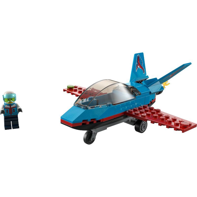 slide 4 of 6, LEGO City Great Vehicles Stunt Plane Toy Building Set 60323, 1 ct