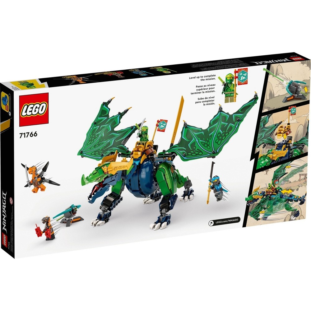 slide 4 of 6, LEGO Ninjago Lloyd Legendary Dragon 71766 Building Set, 1 ct
