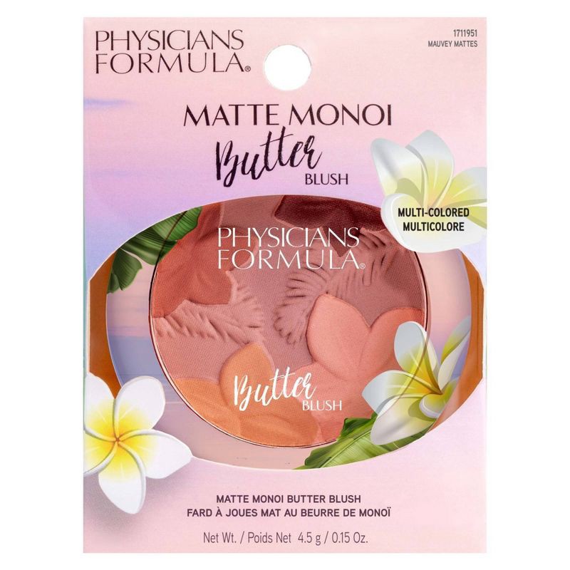 slide 4 of 7, Physicians Formula Murumuru Butter Matte Monoi Blush - Mauvey Mattes - 0.15oz, 0.15 oz