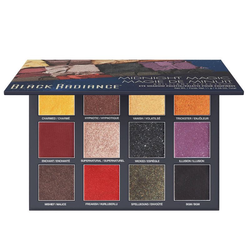 slide 1 of 5, Black Radiance Brilliant Effects Eye Shadow Palette - Midnight Magic - 0.38oz, 0.38 oz
