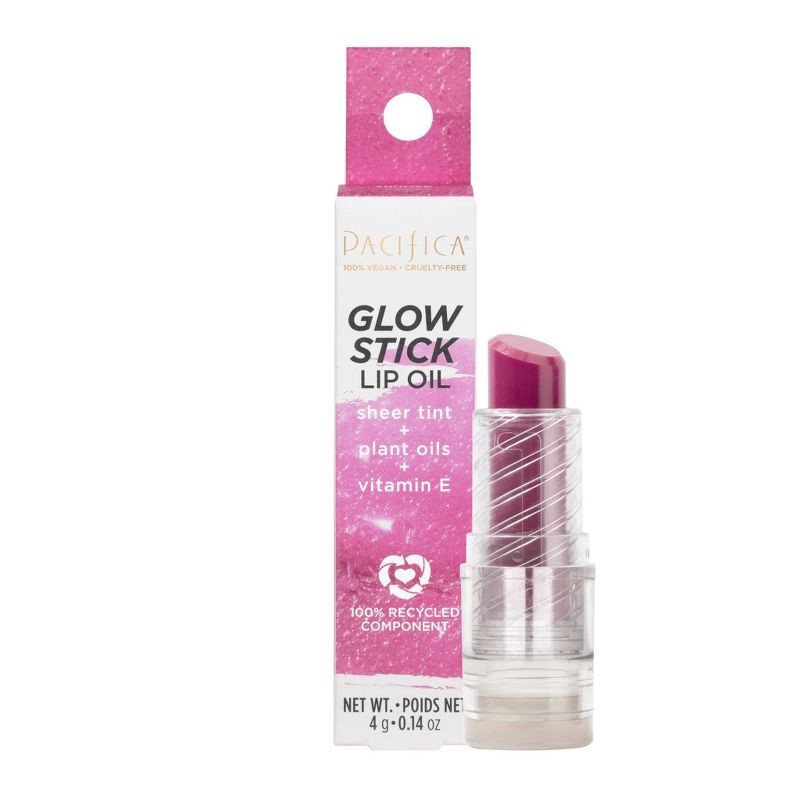 slide 1 of 3, Pacifica Glow Stick Lip Oil Sunrise - 0.14oz, 0.14 oz