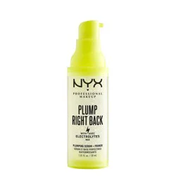 NYX Professional Makeup Plump Right Back Plumping Primer - 1.01 fl oz: With Hyaluronic Acid, Liquid Formula, For Normal/Combination Skin
